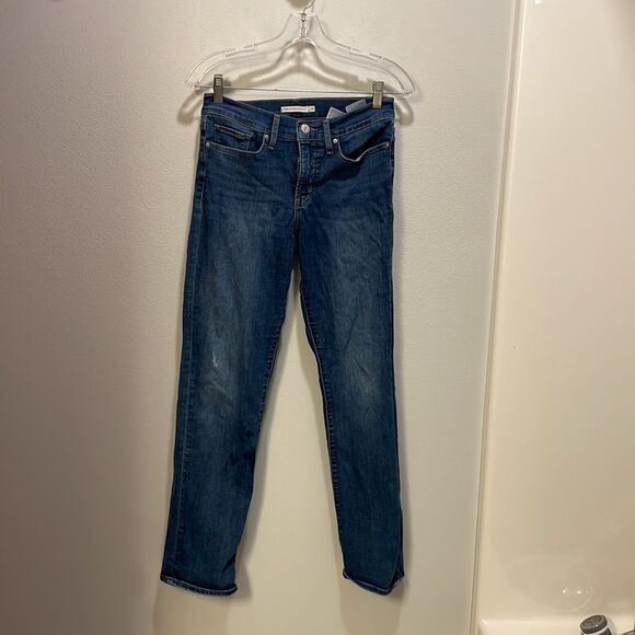 LEVI’S 314 shaping straight woman’s jeans. They are a size 28 - Picture 2 of 16
